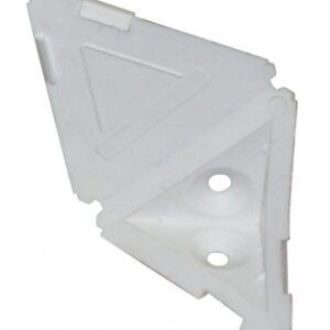Taquet équerre 3 faces avec obturateur 38x38x38 mm 3 trous plast. disponible abidjan cote d'ivoire.