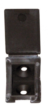 Taquet équerre simple avec obturateur 24x24x24 mm 2 trous plast. disponible abidjan cote d'ivoire.