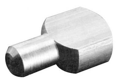 Taquets d'étagère à tige ø 5 mm laiton nickelé​ ​. disponible abidjan cote d'ivoire.