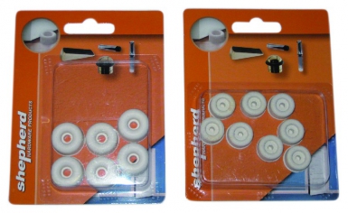 Taquets de siège caoutchouc blanc ø 16 mm blister 8 p. disponible abidjan cote d'ivoire.