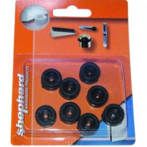 Taquets de siège caoutchouc noir ø 20 mm blister 6 p. disponible abidjan cote d'ivoire.