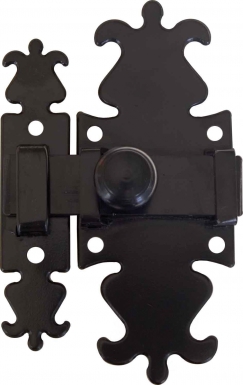 Targette fer noir 113x46 mm​​ ​. disponible abidjan cote d'ivoire.