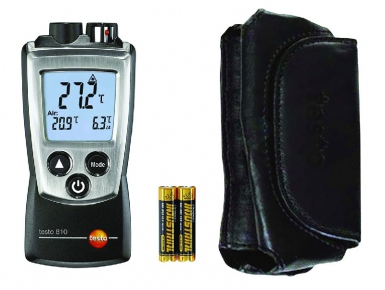 Thermomètre infrarouge - testo 810 - dimensions 119 x 46 x 25 mm (avec capot de protection). disponible abidjan cote d'ivoire.