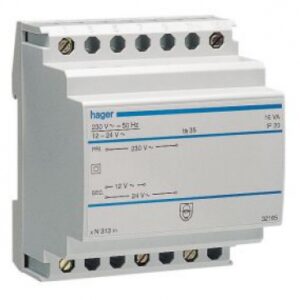 Transformateurs de sécurité tension 230 v 12-24 v ~ 50/60 hz - 16 va. disponible abidjan cote d'ivoire.