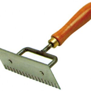 Truelle berthelet dentée d"un coté - lame 10,8x6 cm. disponible abidjan cote d'ivoire.