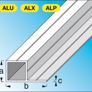 Tube carré 1 côté alu. disponible abidjan cote d'ivoire.
