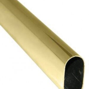 Tube de penderie ovale 30x15 mm argent lg. disponible abidjan cote d'ivoire.