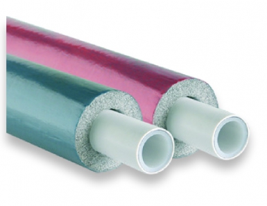 Tubes preisolés pex/al/pex - bleu ø 20x2,0 - 6 mm - couronne de 100 m. disponible abidjan cote d'ivoire.