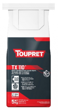 Tx 110 - enduit de rebouchage pour tous matériaux - intérieur - 5 kg. disponible abidjan cote d'ivoire.