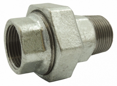 Union mâle - femelle n°341 joint conique, galva, filetage 26x34. disponible abidjan cote d'ivoire.