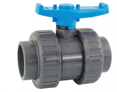 Vanne à sphère piscine - pvc - pour tube ø 50 femelle à coller - pn 16. disponible abidjan cote d'ivoire.