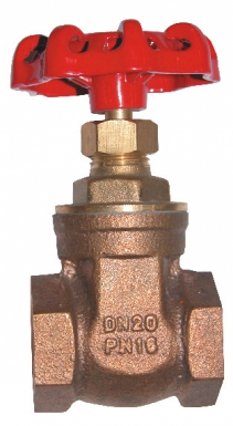 Vanne taraudée pn16 - corps en bronze - monovalve - taraudage 20x27 - temp. disponible abidjan cote d'ivoire.