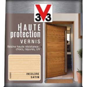 Vernis haute protection satin - toutes menuiseries extérieures, toutes essences, neuves ou anciennes - 0,5 l - incolore. disponible abidjan cote d'ivoire.