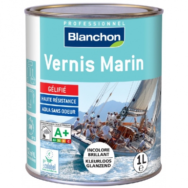 Vernis marin - rendement indicatif : 12 m²/l/couche - aspect brillant - incolore - cond. disponible abidjan cote d'ivoire.