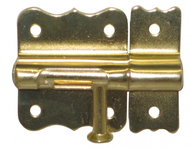 Verrou pêne rond acier laitonné largeur 45 mm blister. disponible abidjan cote d'ivoire.